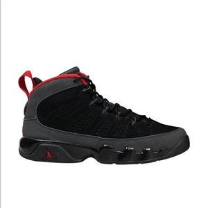 Air Jordan 9 Retro GS Black/Varsity Red- Size7
